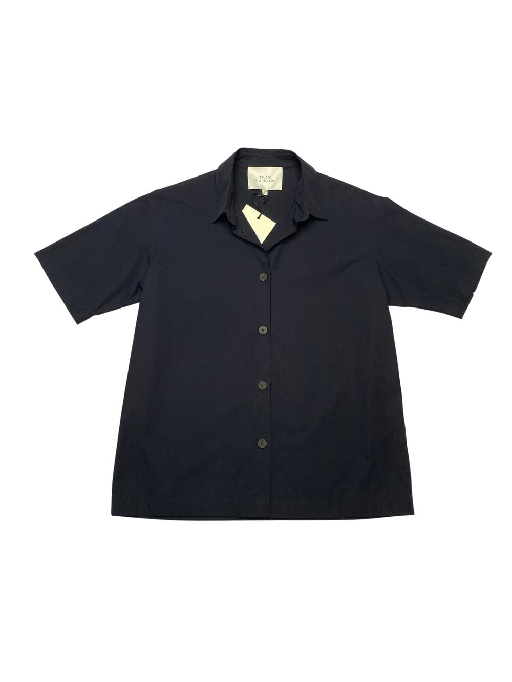 NWT Studio Nicholson Piero SNW 570 Button Up Shirt Women's 0 US 4 Quiet Luxury